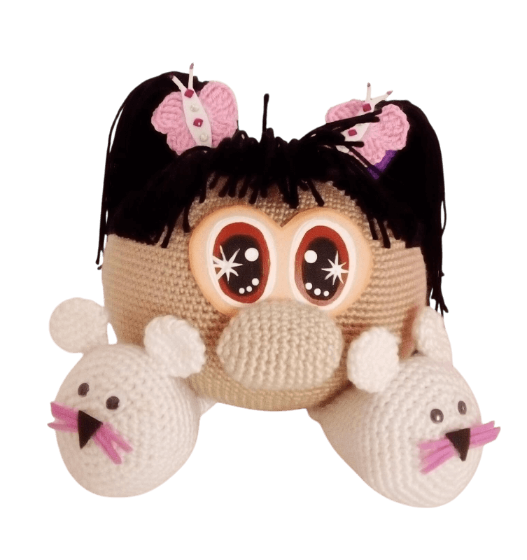 muñeca amigurumi