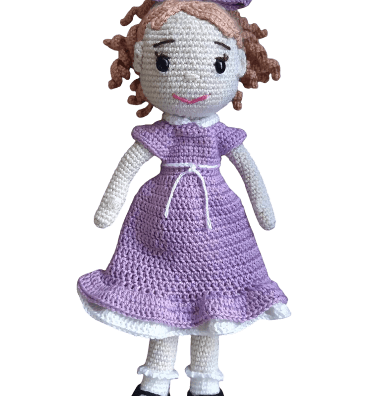 muñeca amigurumi