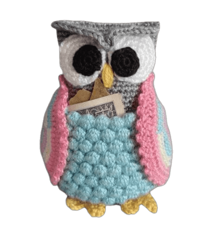 Búho de la Suerte Amigurumi