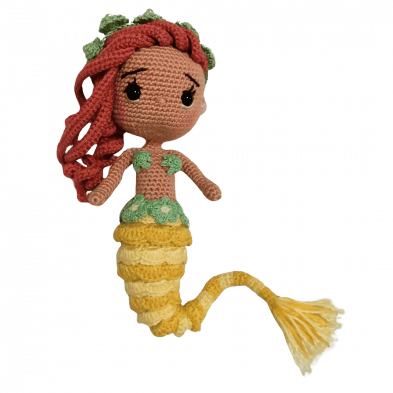 sirenita amigurumi