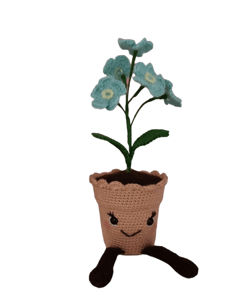 maceta amigurumi