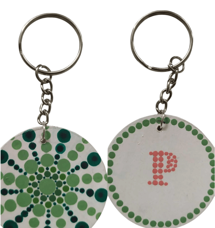 llavero mandala/inicial