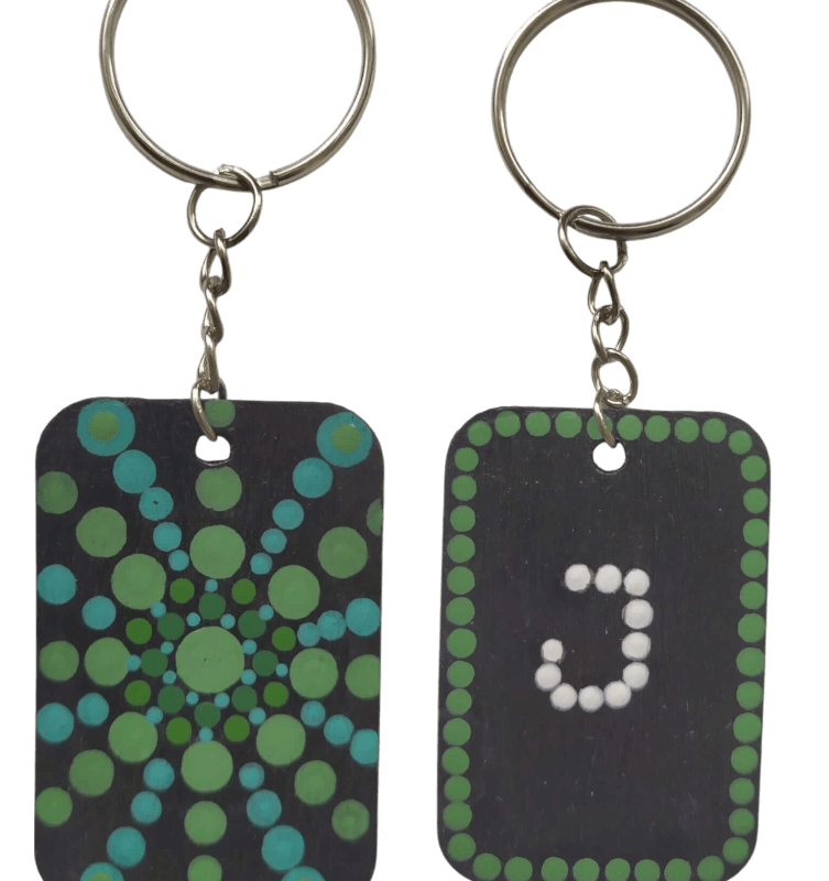 llavero mandala/inicial