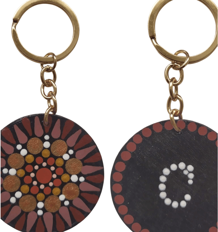 llavero mandala/inicial