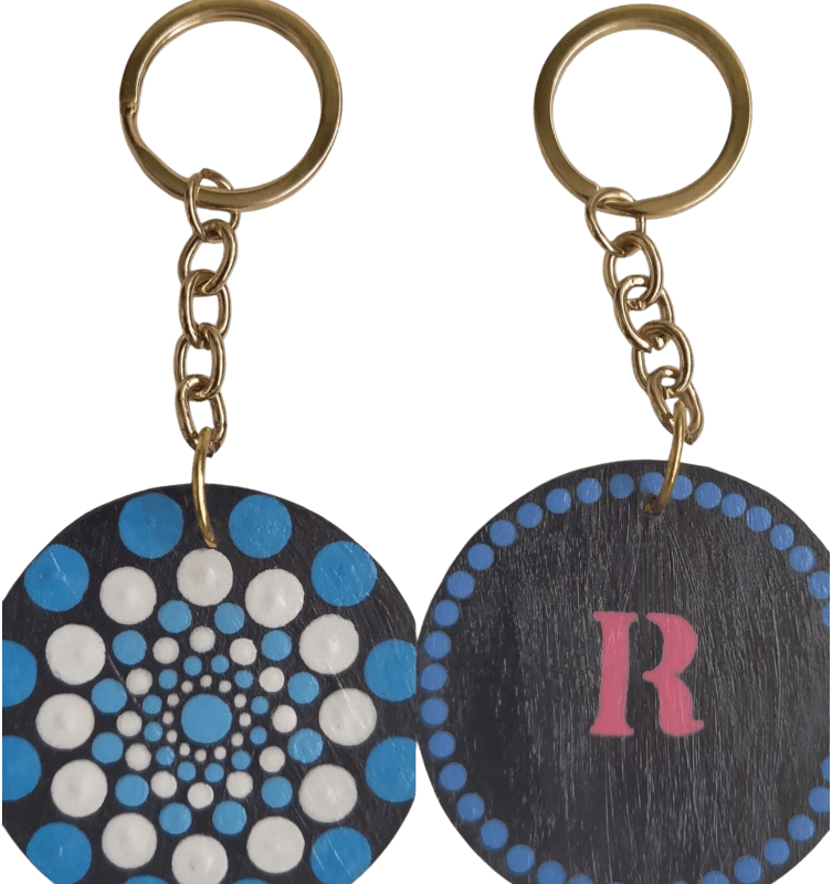 llavero mandala/inicial