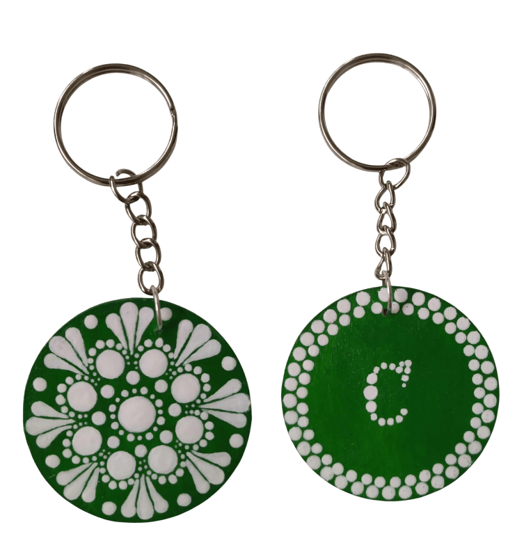 llavero mandala/inicial