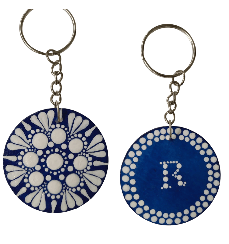 llavero mandala/inicial