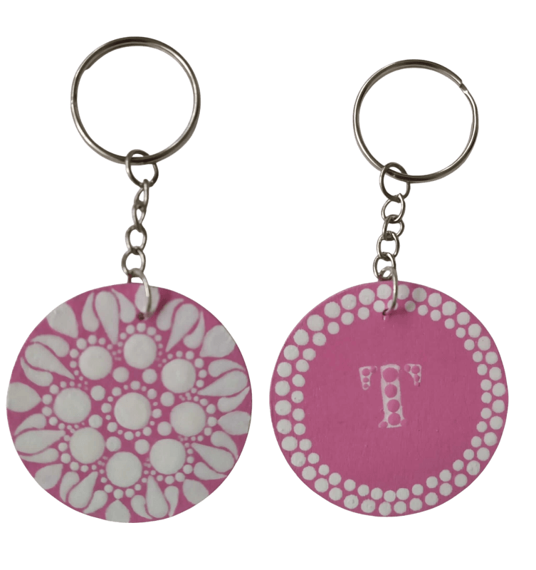 llavero mandala/inicial