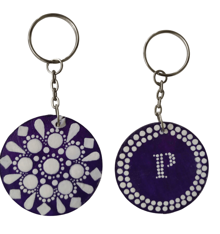 llavero mandala/inicial