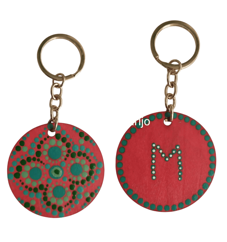 llavero mandala/inicial
