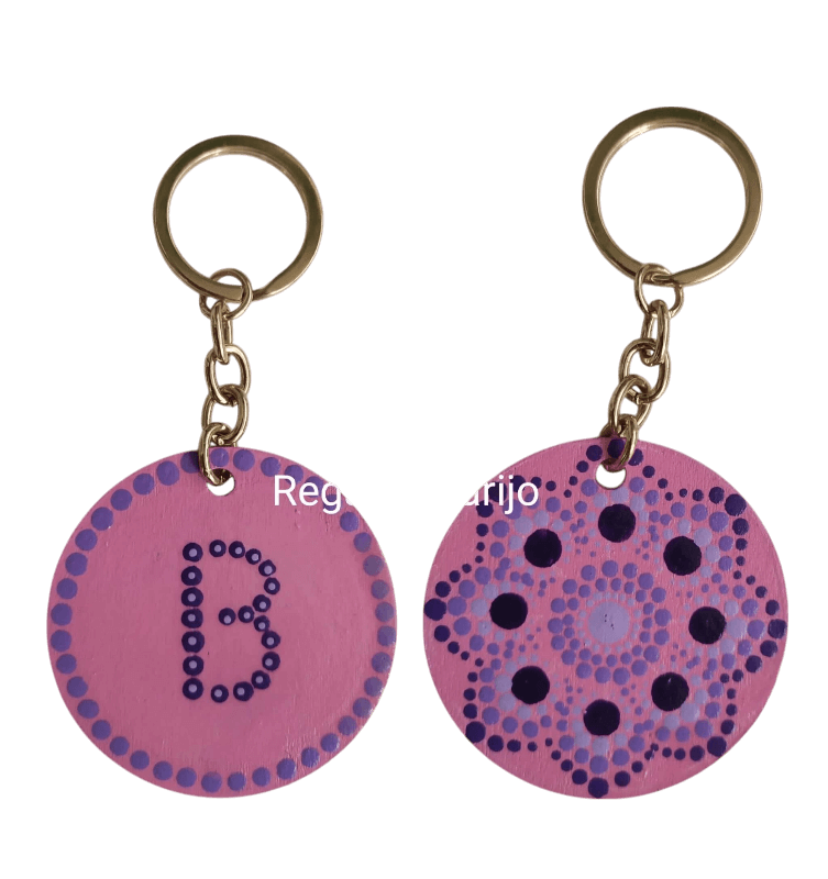 llavero mandala/inicial