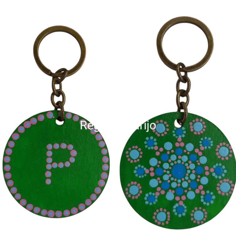 llavero mandala/inicial