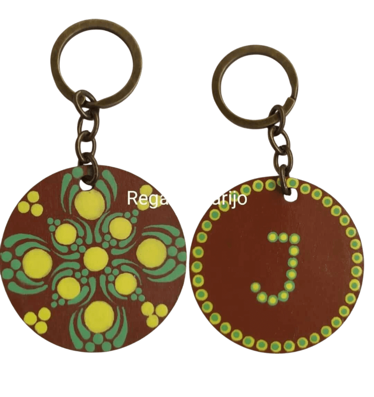 llavero mandala/inicial