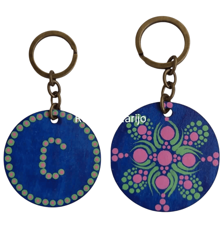 llavero mandala/inicial
