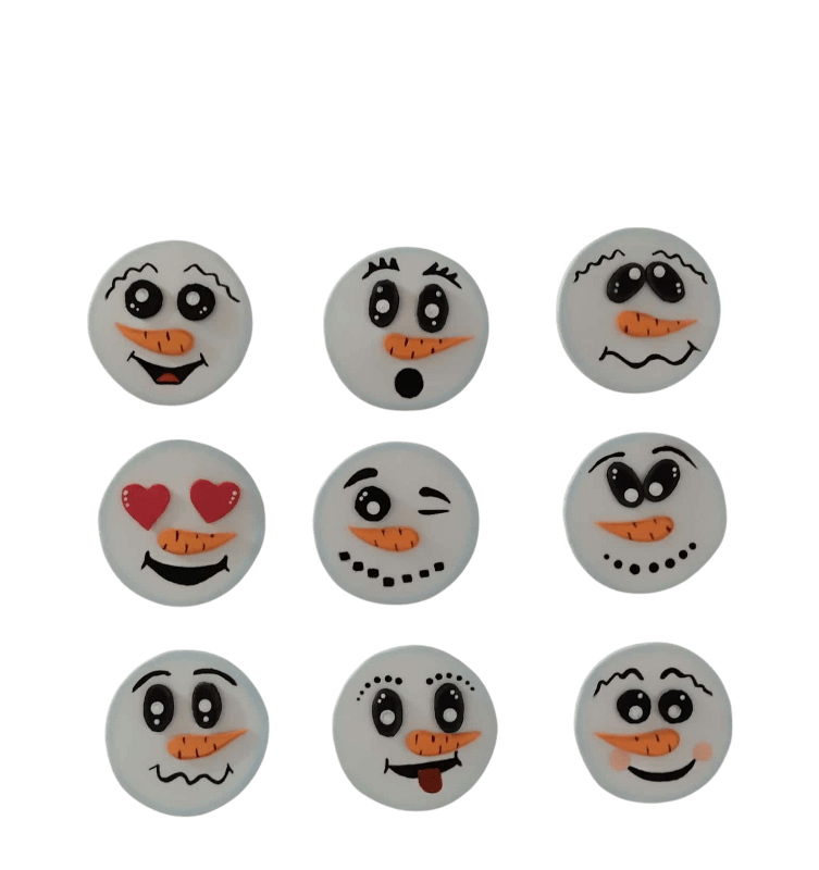 imanes coleccion muñeco de nieve